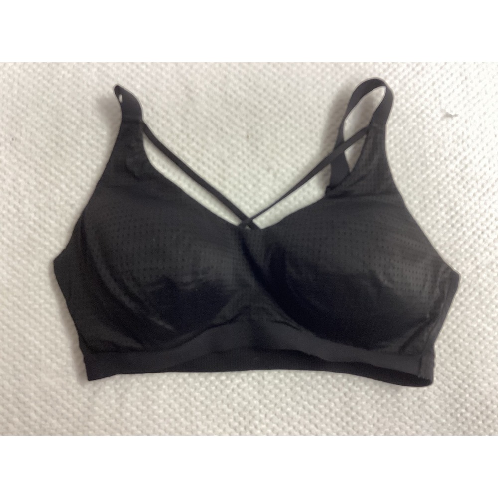 Victoria Sport Secret Black Bra Size‎ 36 D Paded Adjustable Straps Lightweight
